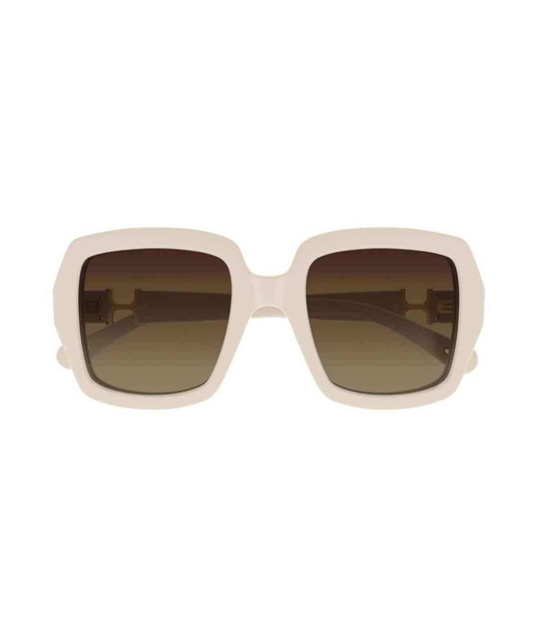 CHLOE Белые солнцезащитные очки, фото 2