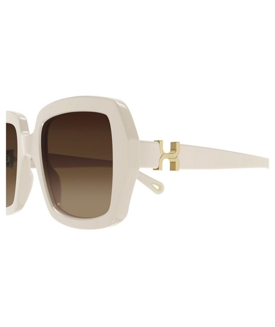 CHLOE Белые солнцезащитные очки, фото 3