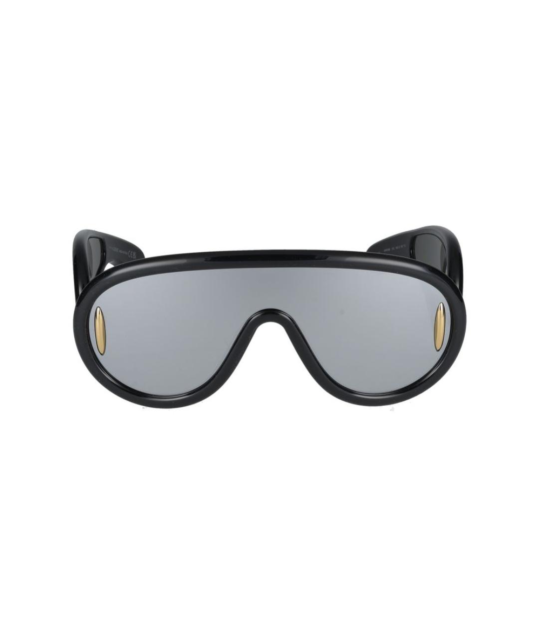 LOEWE Черные пластиковые солнцезащитные очки, фото 2