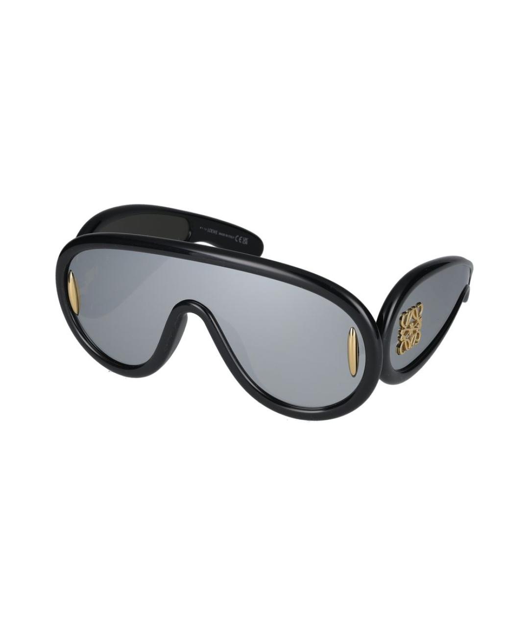 LOEWE Черные пластиковые солнцезащитные очки, фото 1