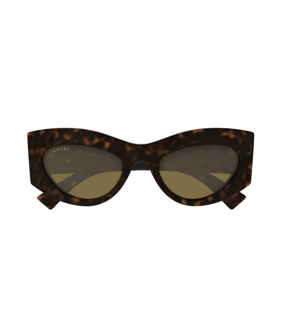GUCCI Коричневые солнцезащитные очки, фото 4