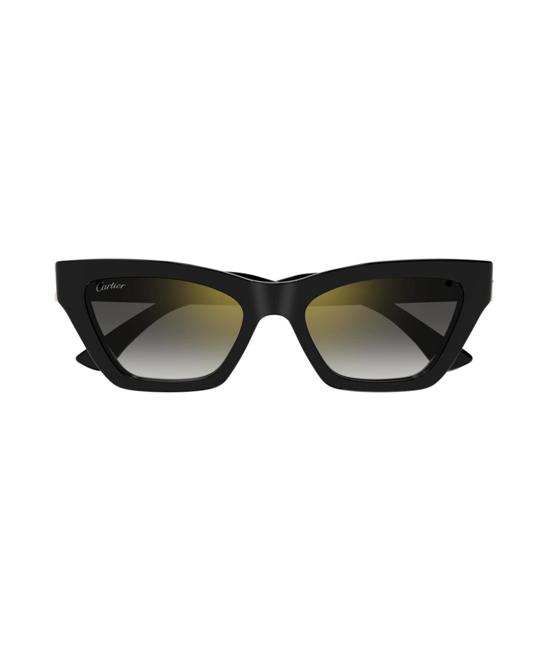 CARTIER Черные пластиковые солнцезащитные очки, фото 2