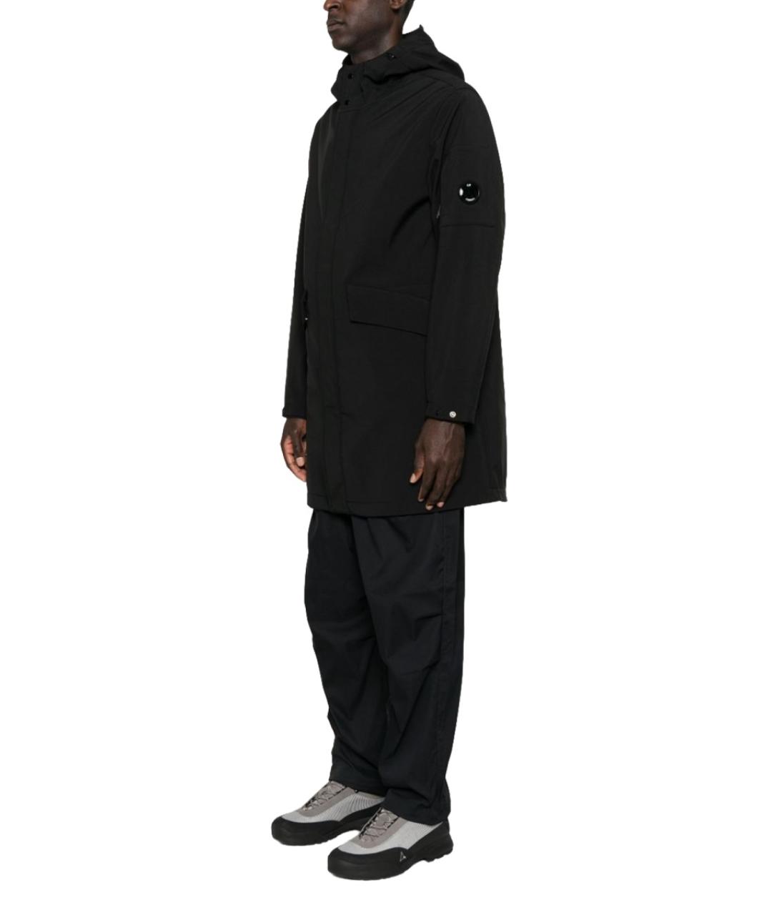 CP COMPANY Черная полиэстеровая парка, фото 2