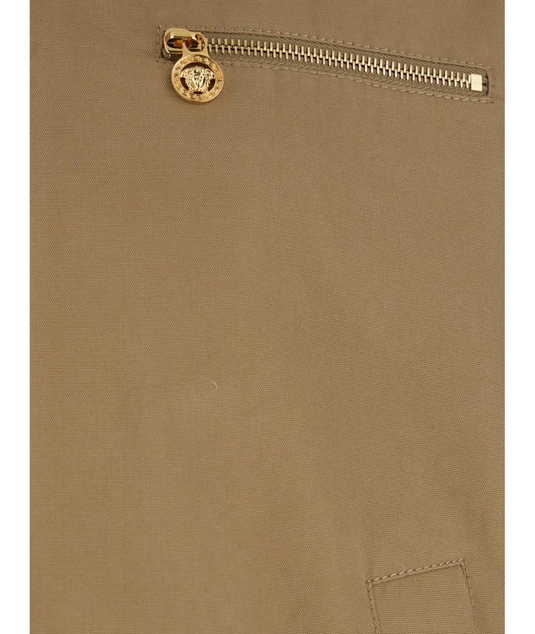VERSACE Бежевая хлопковая куртка, фото 5
