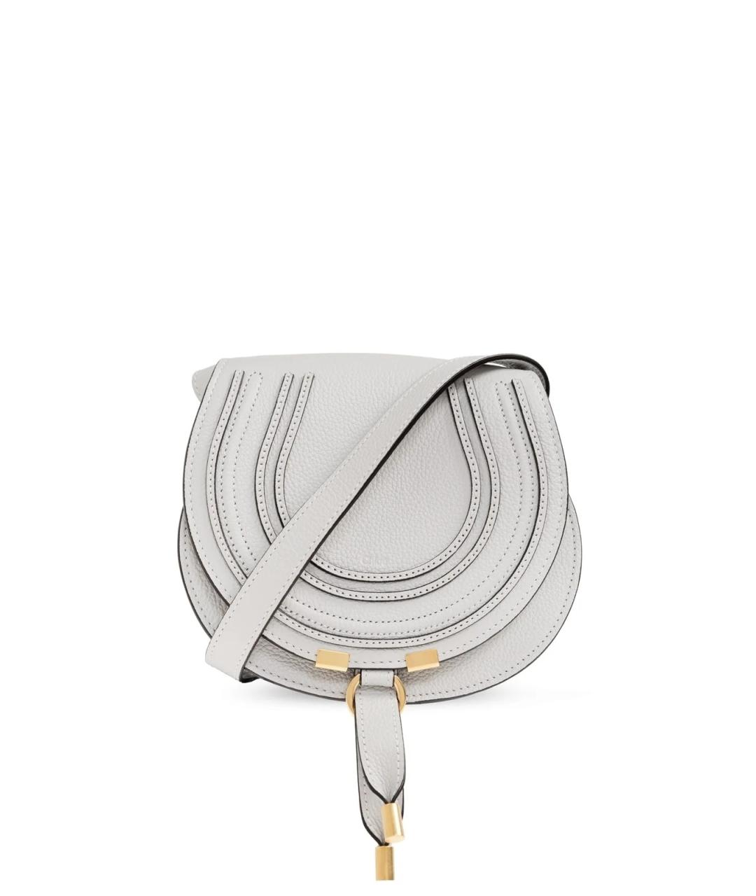 CHLOE Серая кожаная сумка через плечо, фото 1