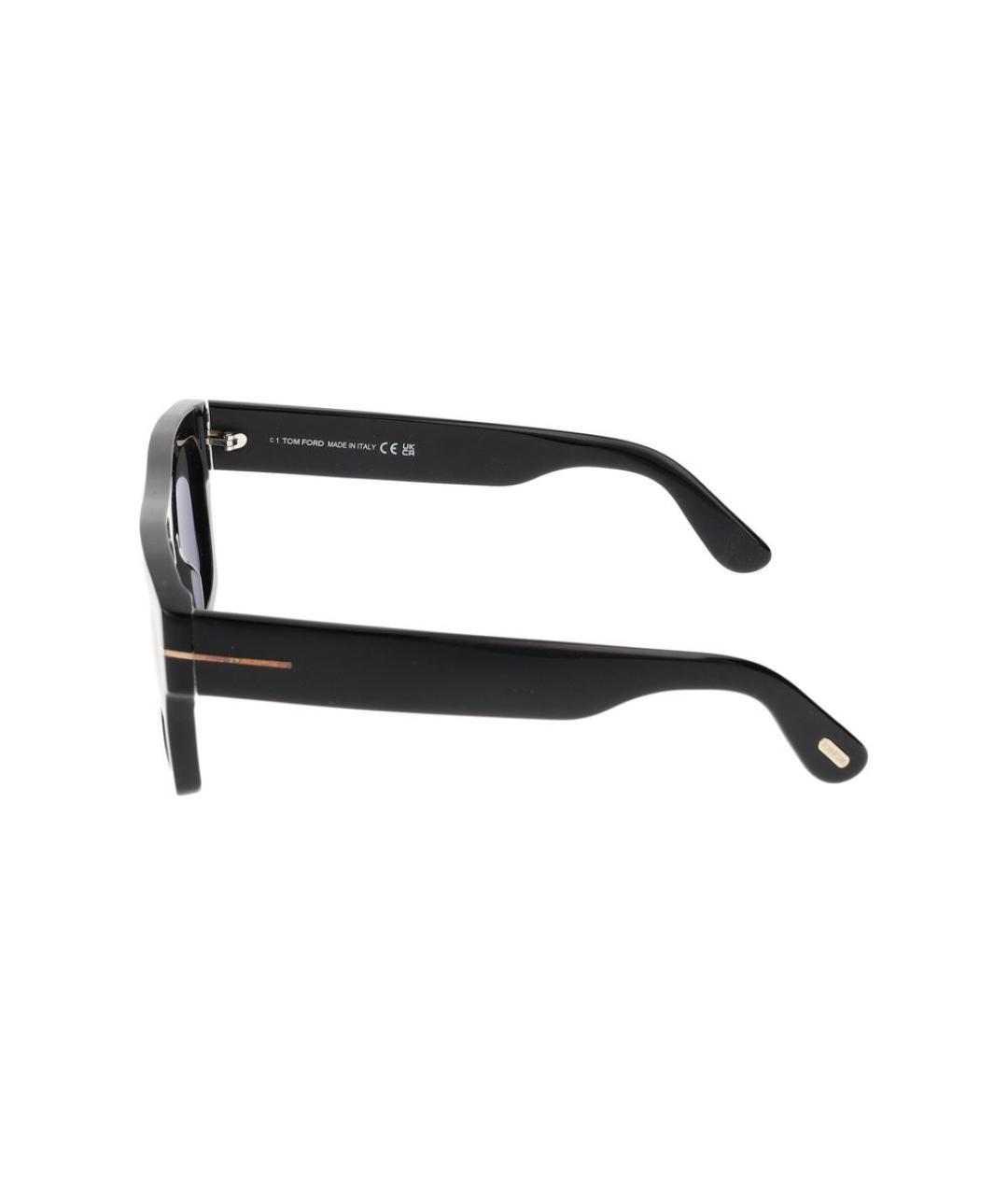 TOM FORD Черные пластиковые солнцезащитные очки, фото 3