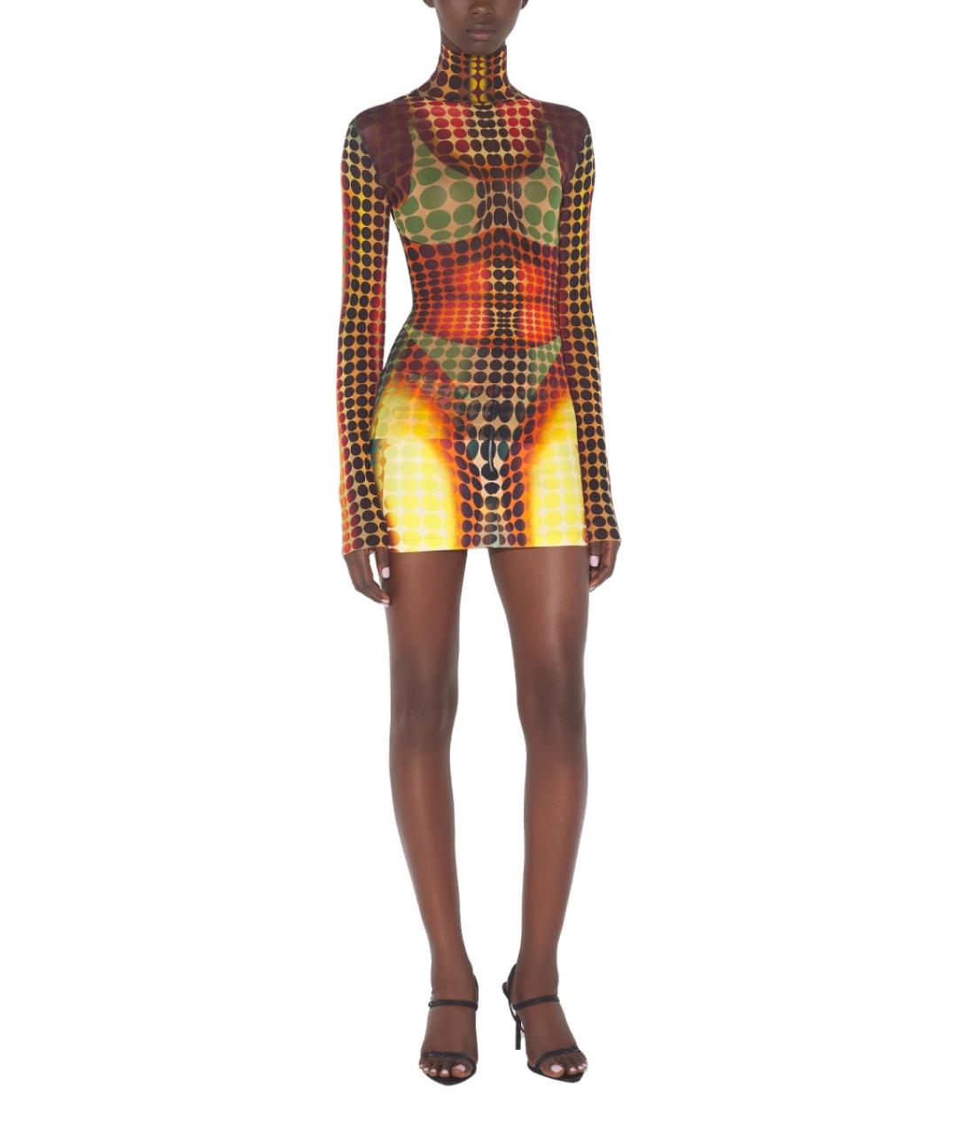 JEAN PAUL GAULTIER Мульти полиамидовая блузы, фото 2