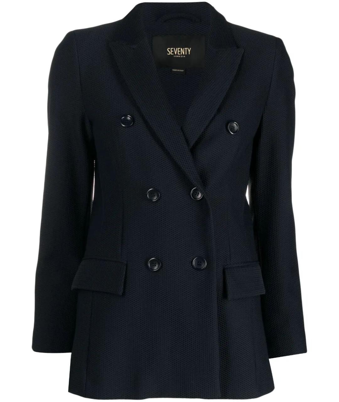 SEVENTY Темно-синий полиамидовый жакет/пиджак, фото 1