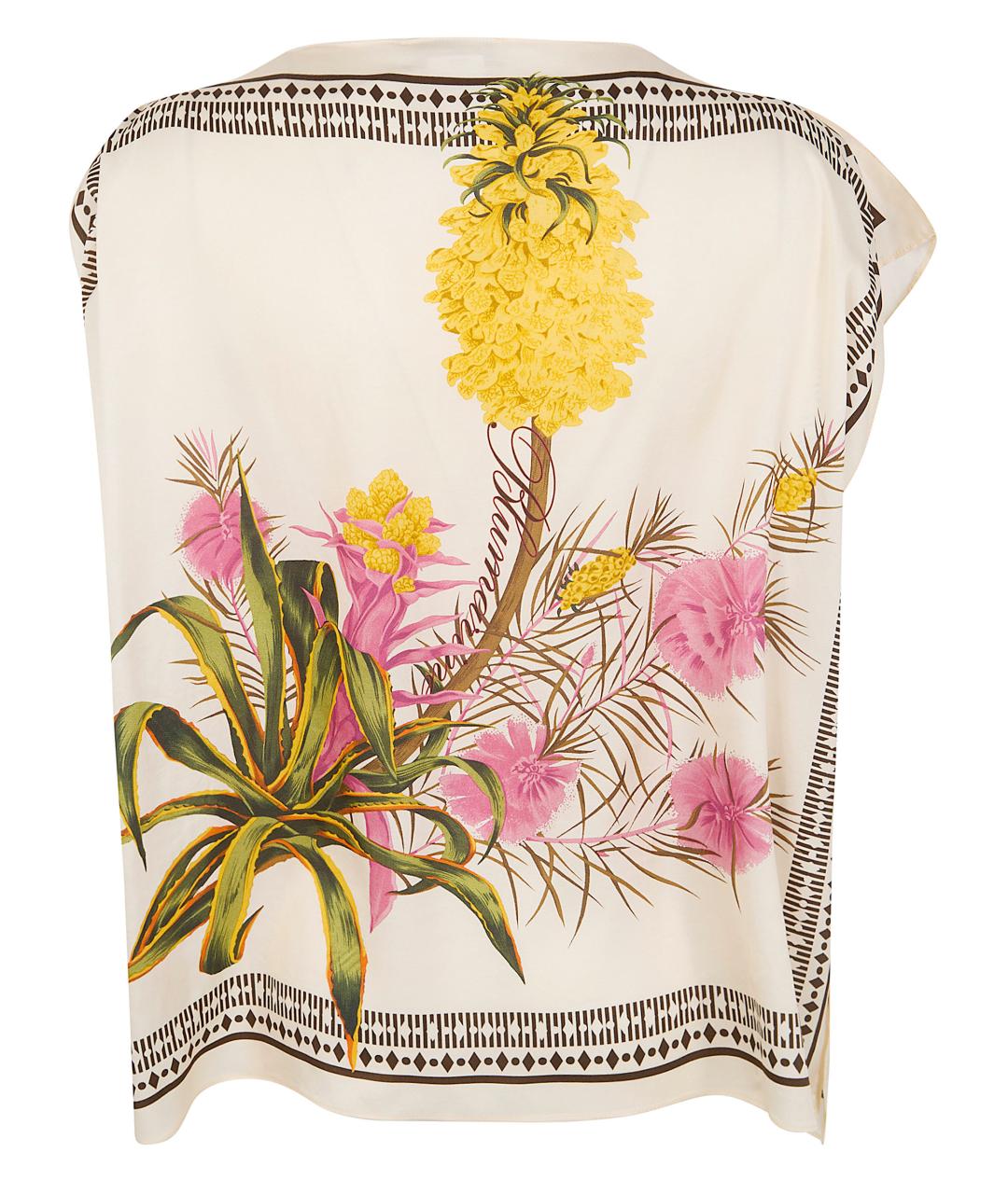 BLUMARINE Мульти вискозная футболка, фото 2