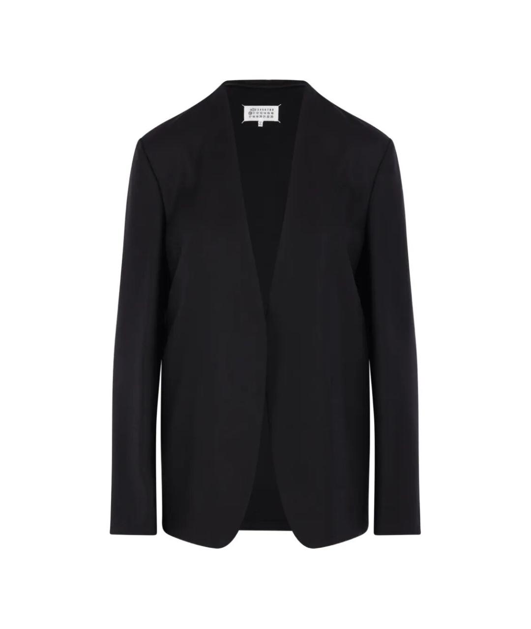 MAISON MARGIELA Черный шерстяной жакет/пиджак, фото 1