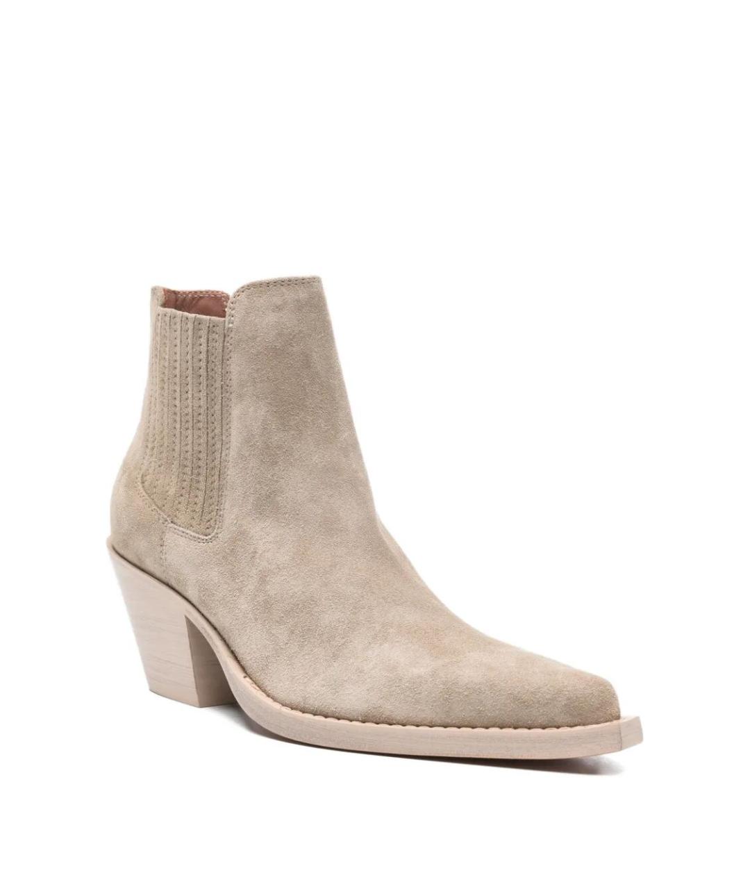 PARIS TEXAS Серые замшевые ботинки, фото 2