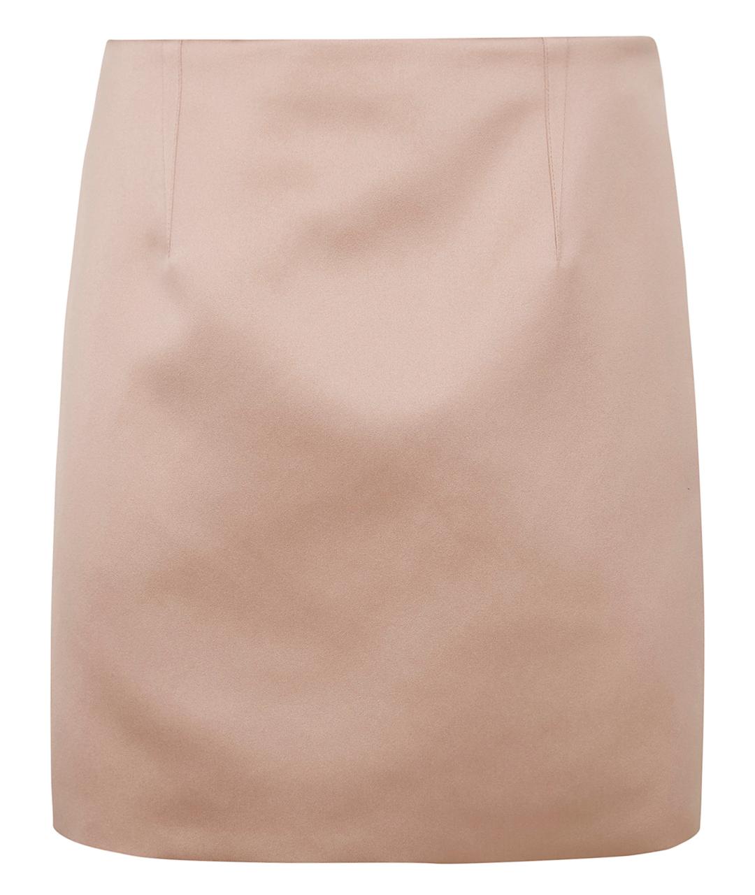 CHLOE Розовая полиэстеровая юбка мини, фото 3