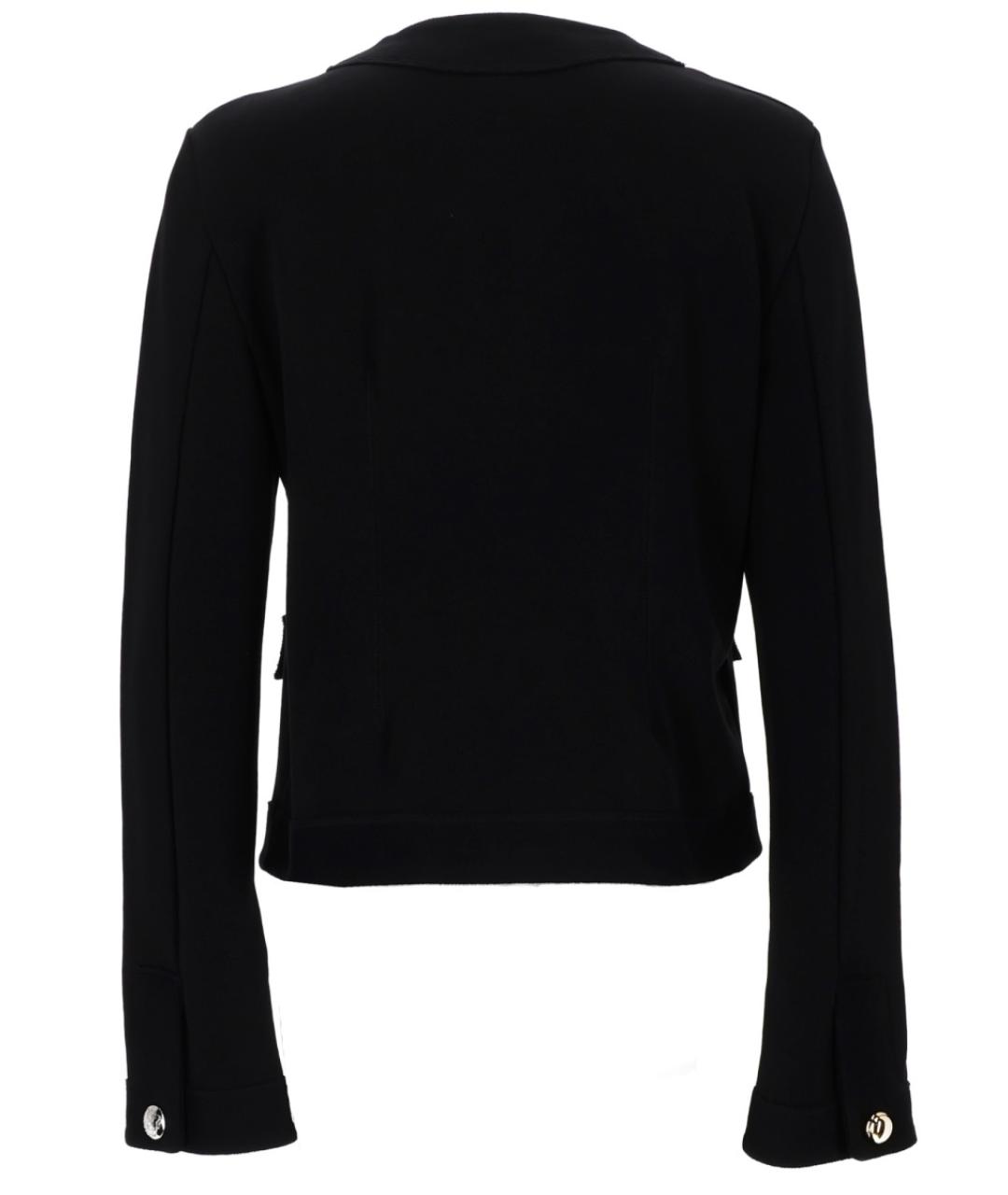 MOSCHINO Черный хлопковый джемпер / свитер, фото 2