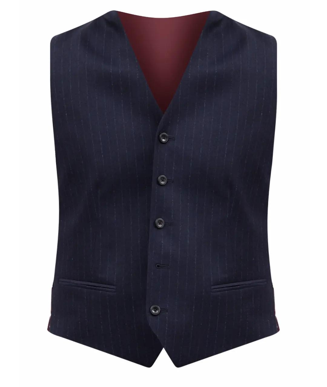 EMPORIO ARMANI Синий шерстяной жилет, фото 1