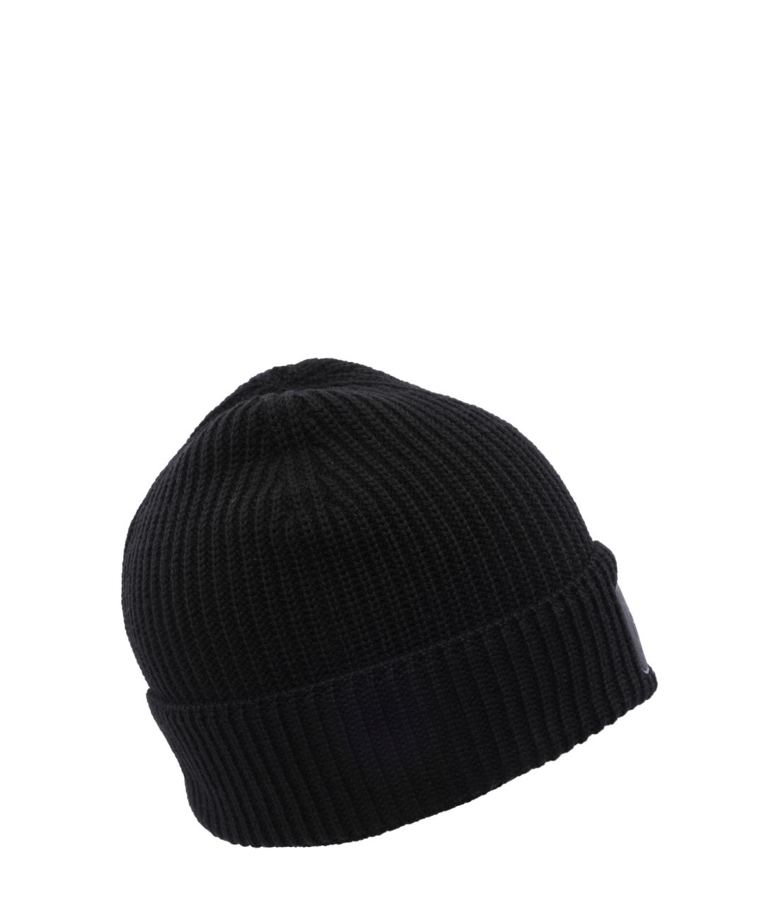 CP COMPANY Черная шерстяная шапка, фото 3