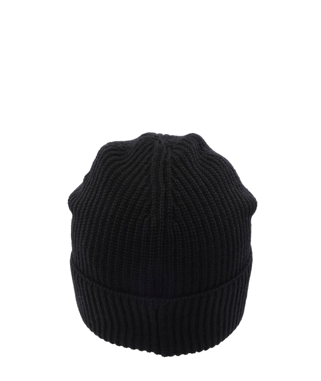 CP COMPANY Черная шерстяная шапка, фото 4