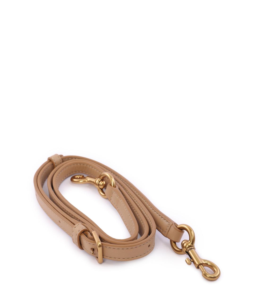 MARC JACOBS Бежевая кожаная сумка через плечо, фото 7