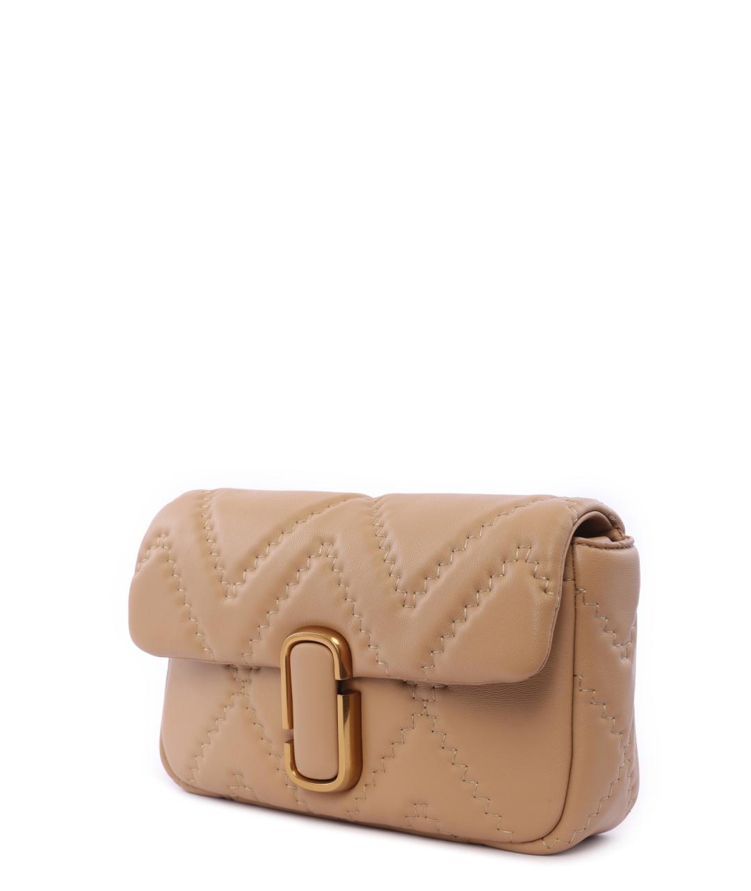 MARC JACOBS Бежевая кожаная сумка через плечо, фото 3