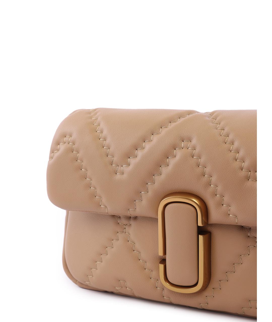 MARC JACOBS Бежевая кожаная сумка через плечо, фото 6