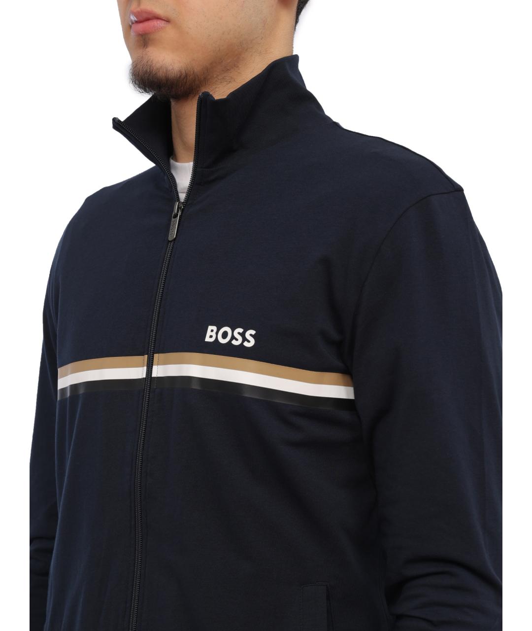 HUGO BOSS Синий хлопковый спортивный костюм, фото 4