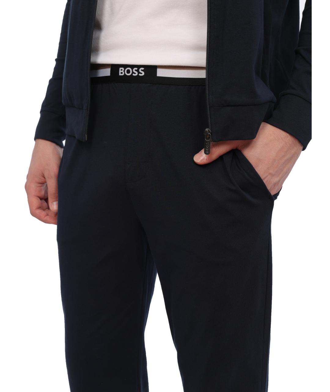 HUGO BOSS Синий хлопковый спортивный костюм, фото 7