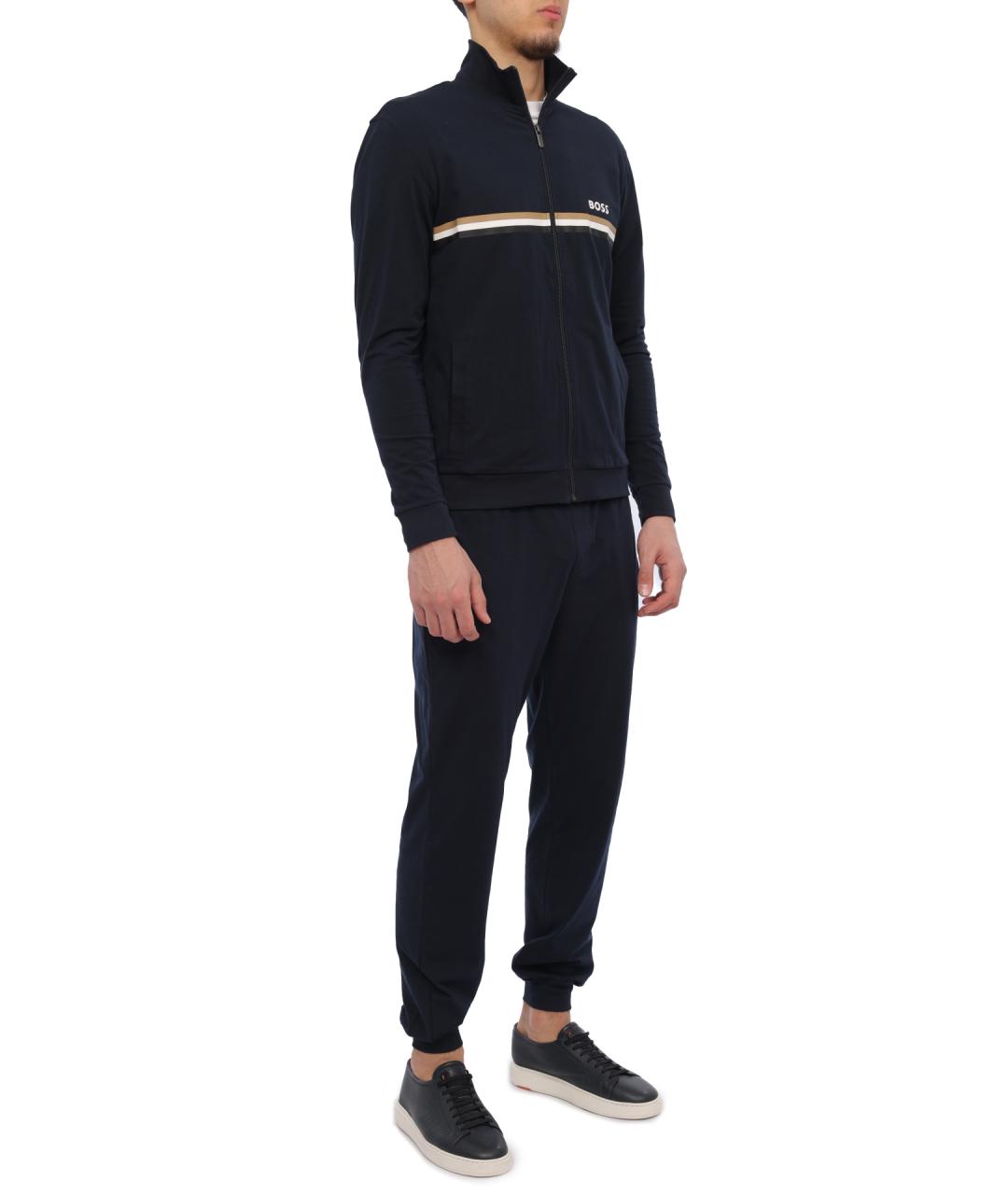 HUGO BOSS Синий хлопковый спортивный костюм, фото 5