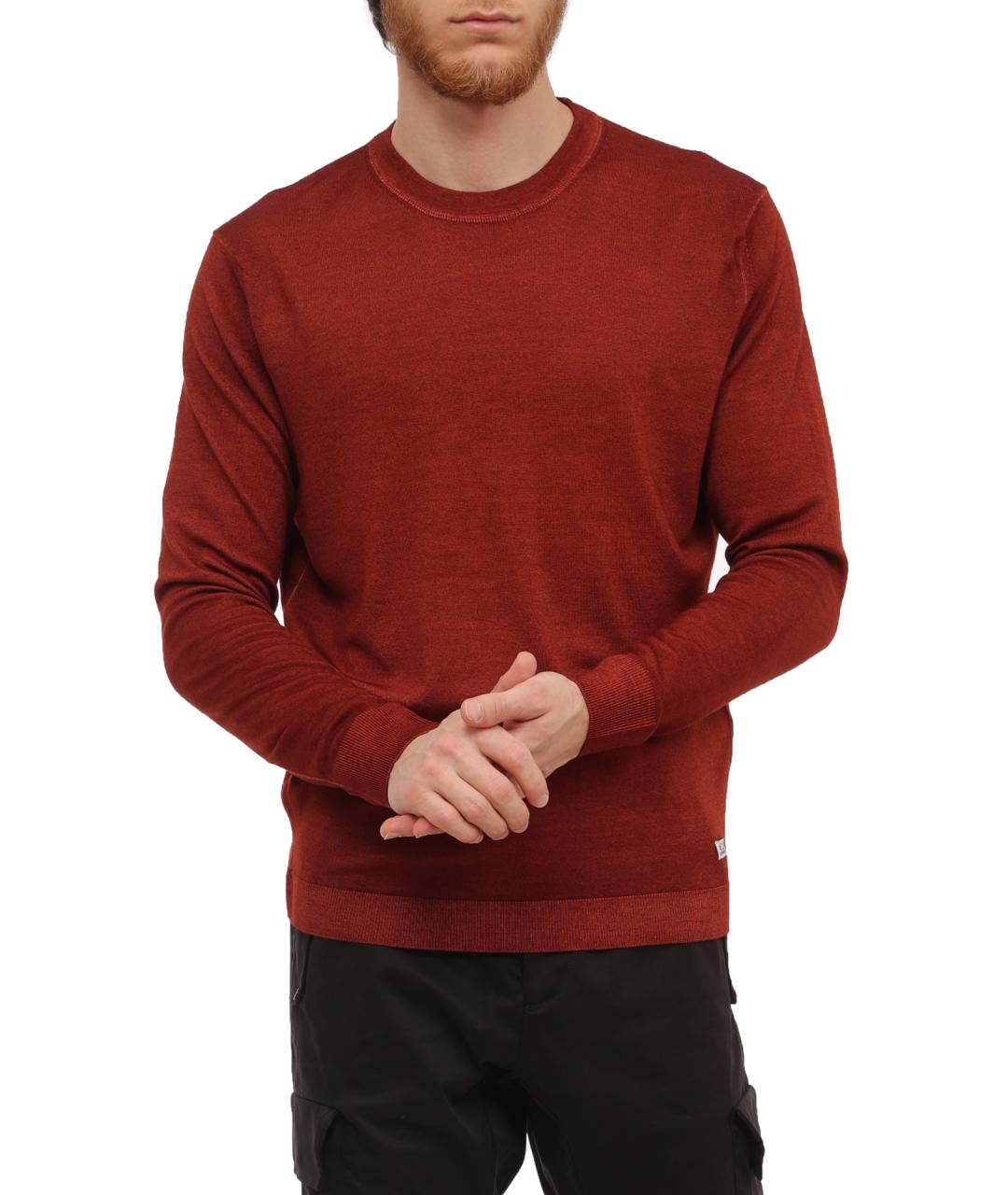 CP COMPANY Бордовый шерстяной джемпер / свитер, фото 3