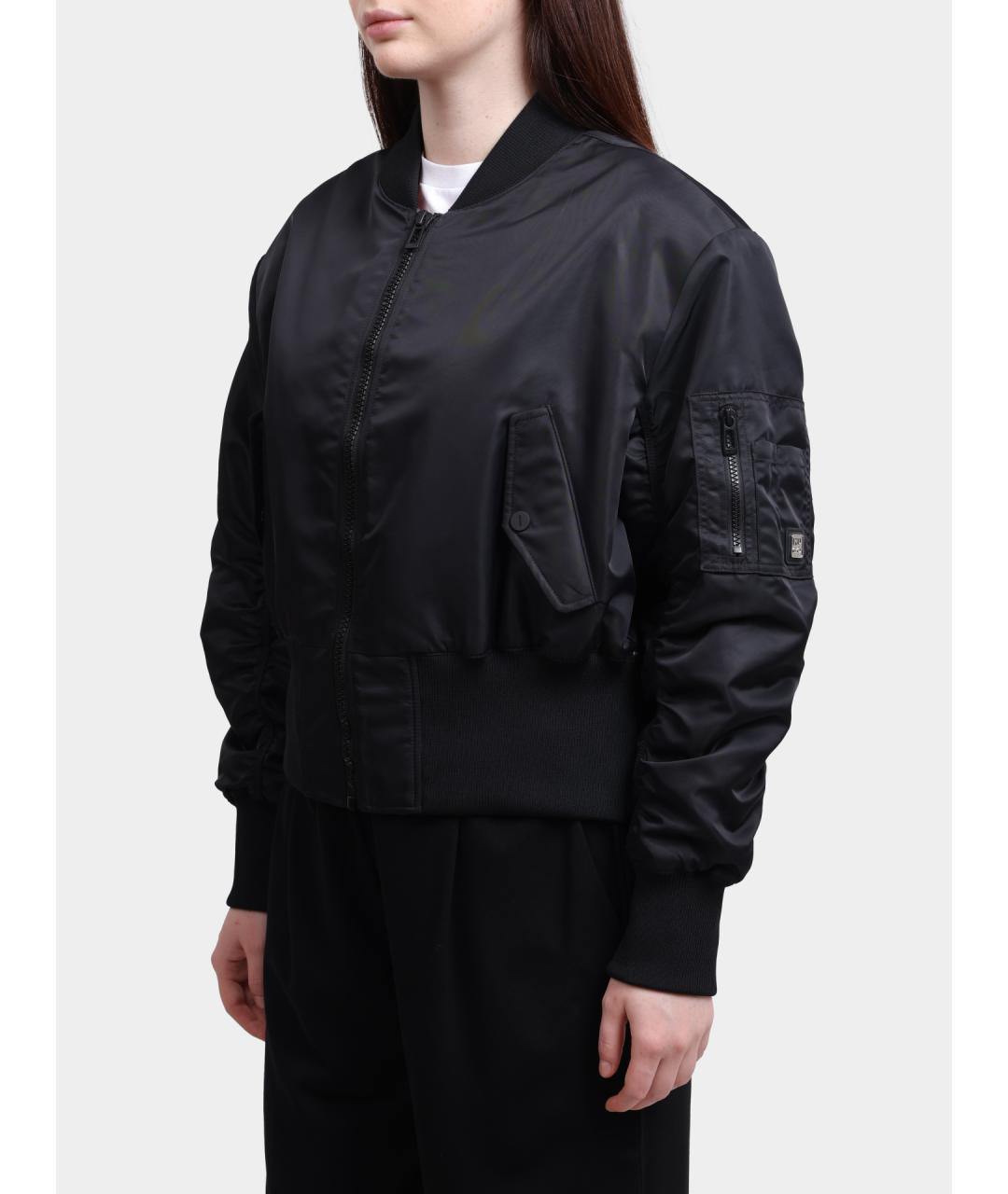 HUGO Черная полиамидовая куртка, фото 3