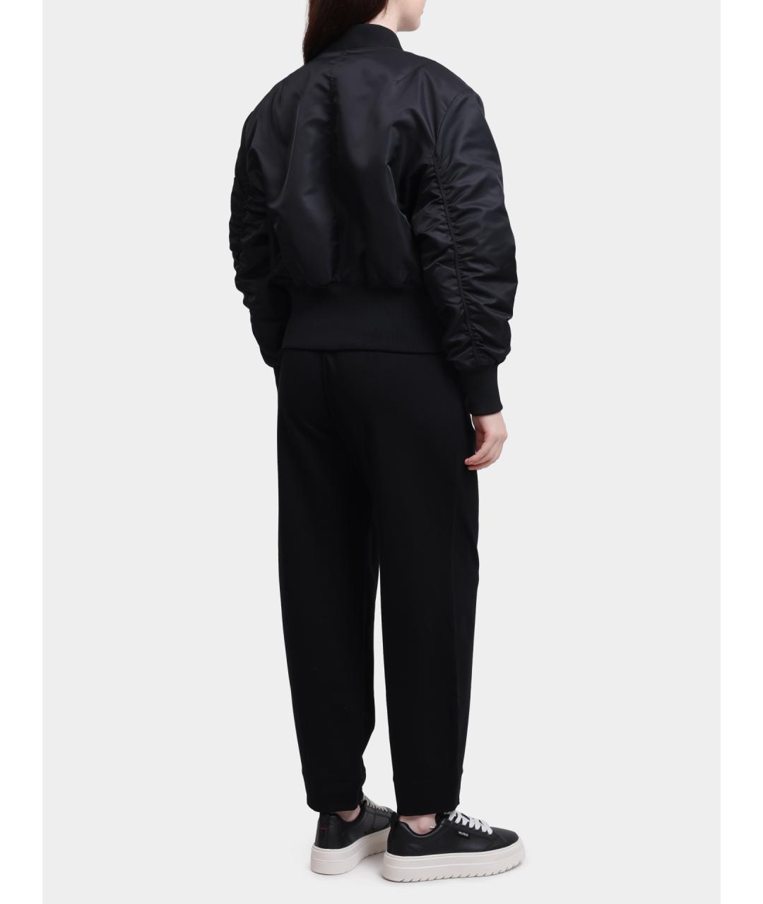 HUGO Черная полиамидовая куртка, фото 5