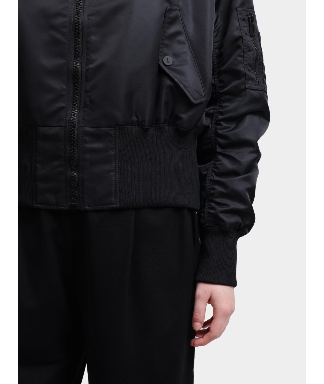 HUGO Черная полиамидовая куртка, фото 4