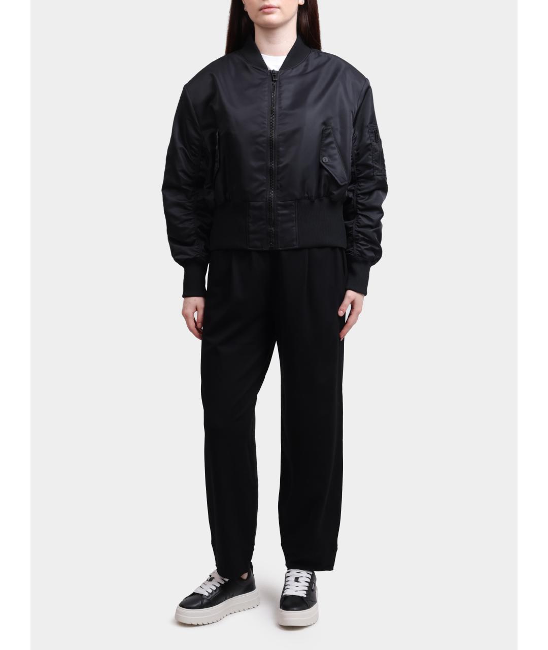 HUGO Черная полиамидовая куртка, фото 2