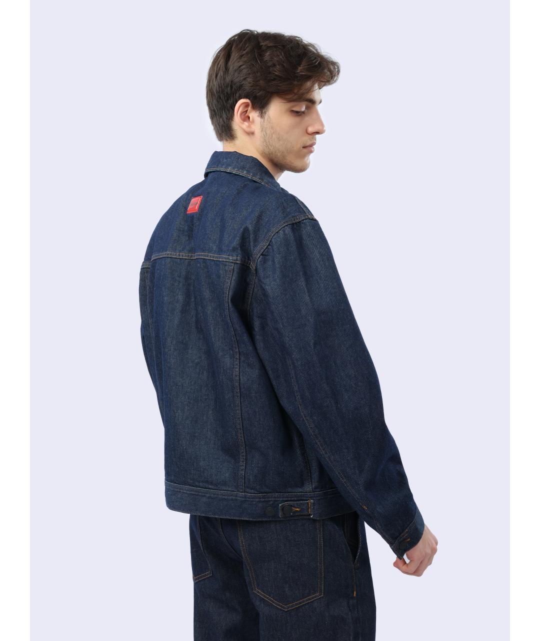 HUGO Синяя хлопковая куртка, фото 6