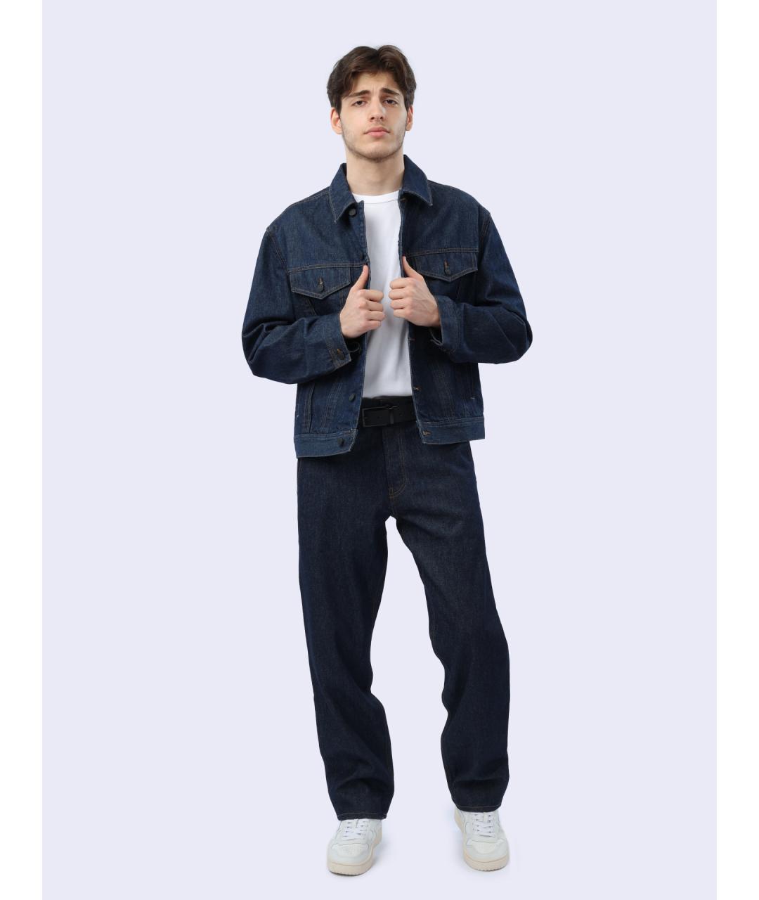 HUGO Синяя хлопковая куртка, фото 2