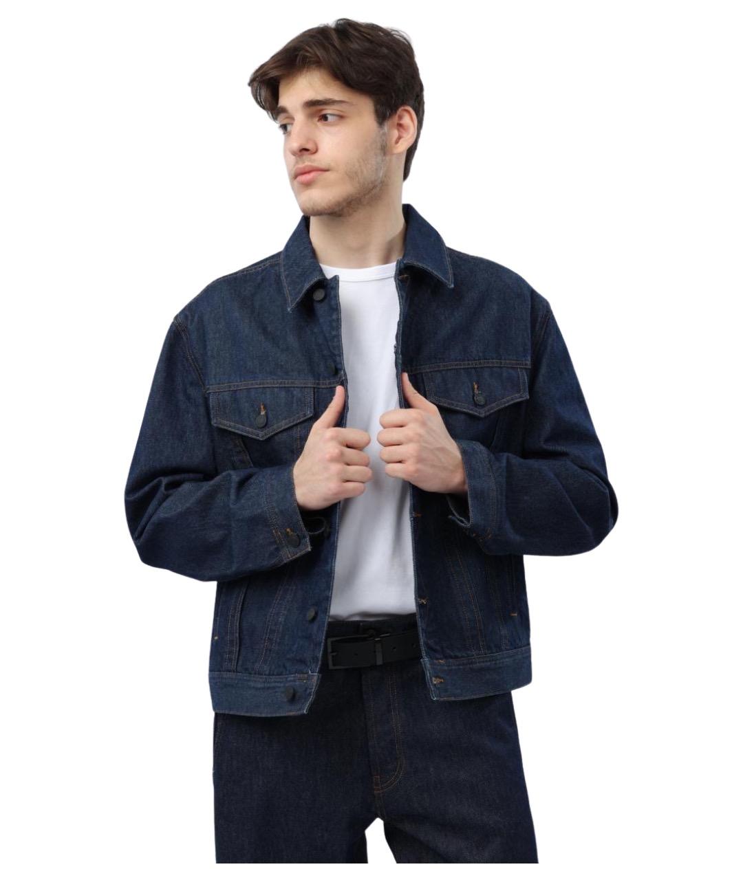 HUGO Синяя хлопковая куртка, фото 1