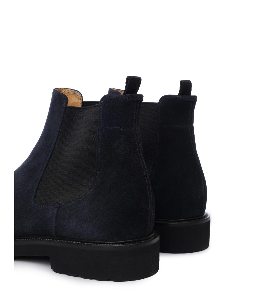 PREMIATA Темно-синие замшевые высокие ботинки, фото 6