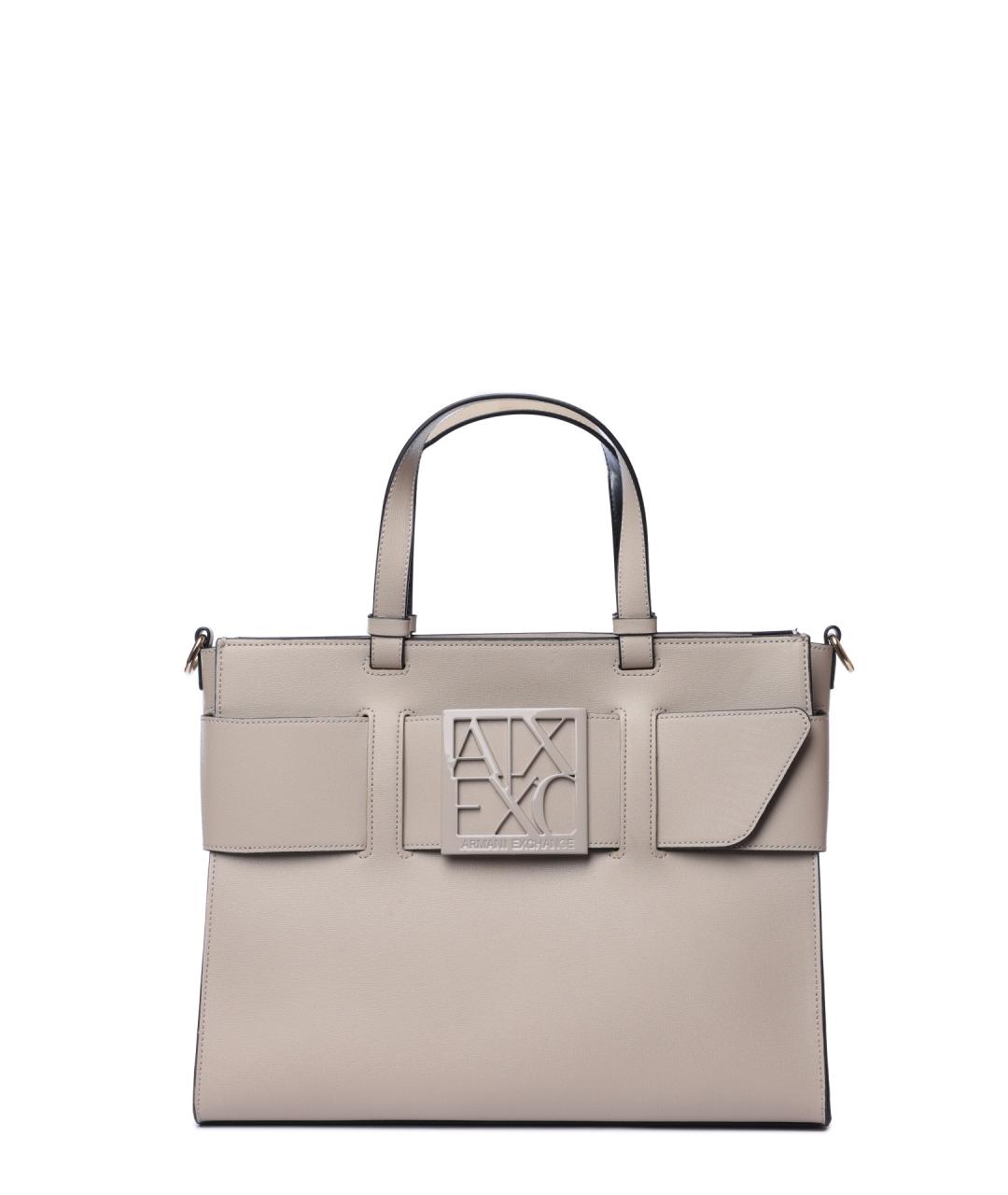 ARMANI EXCHANGE Бежевая сумка через плечо, фото 1