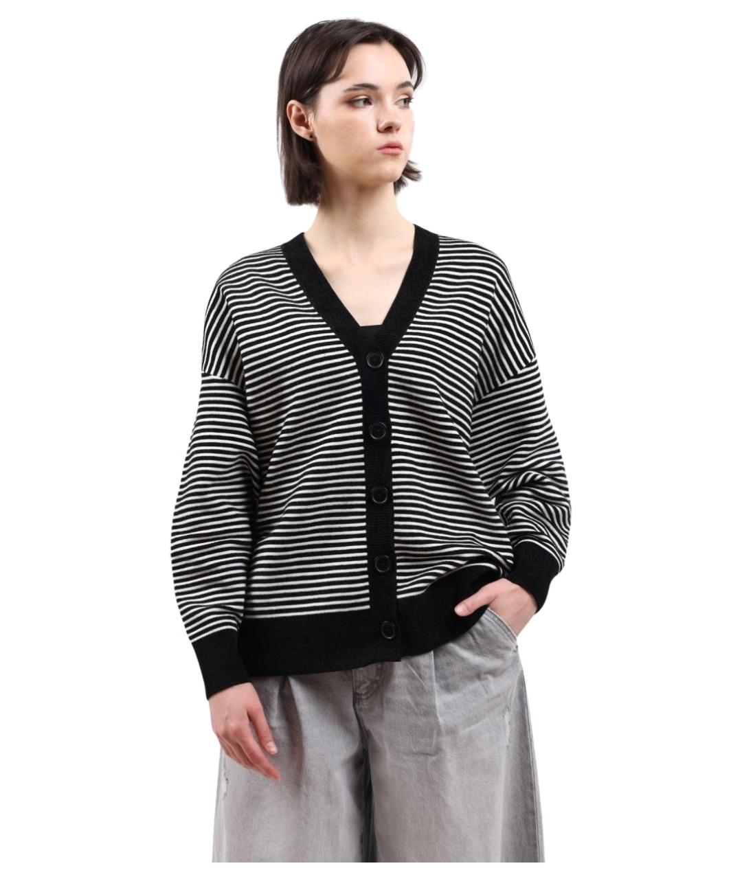 ARMANI EXCHANGE Черный полиэстеровый кардиган, фото 1