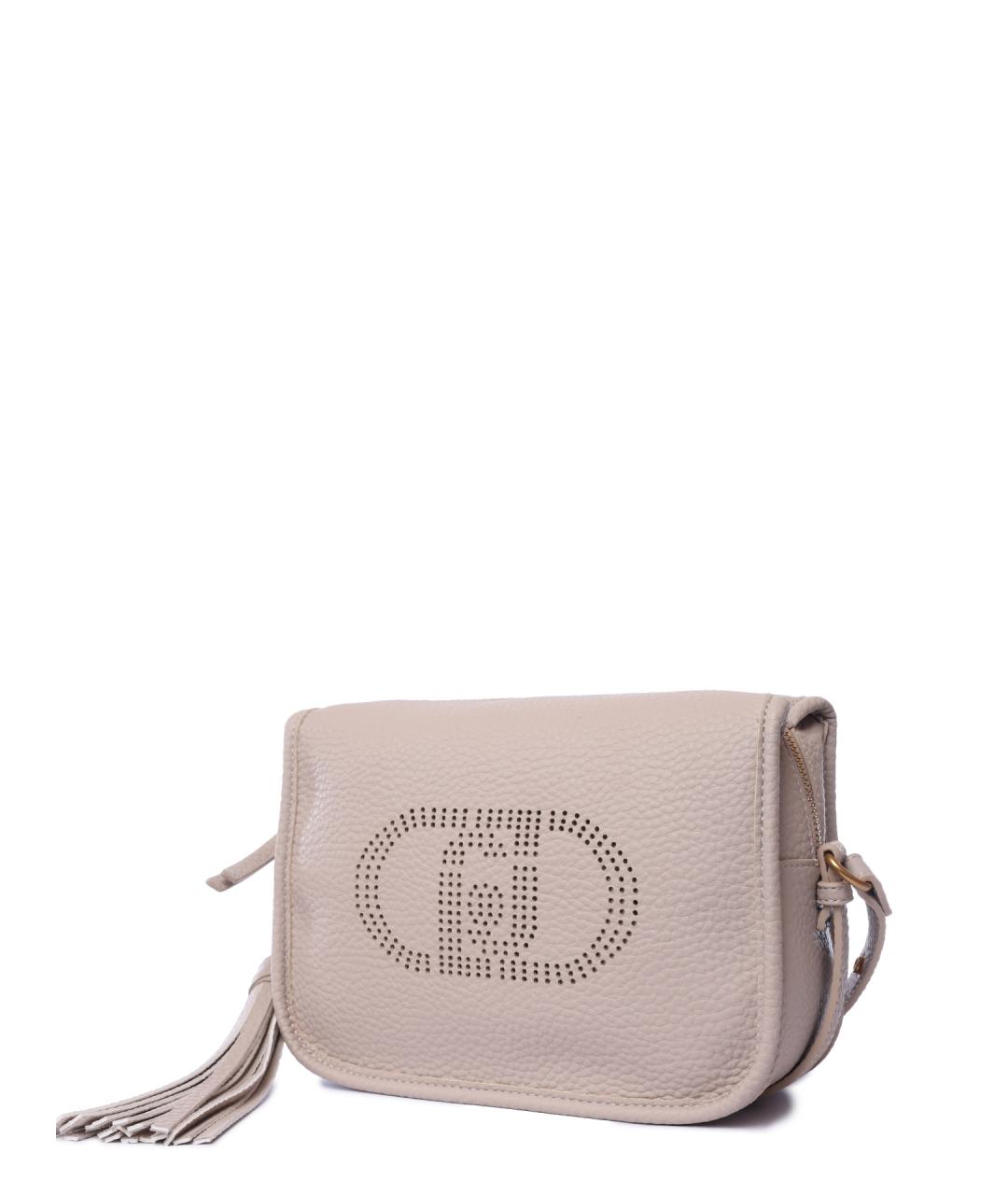 LIU JO Бежевая сумка через плечо, фото 3