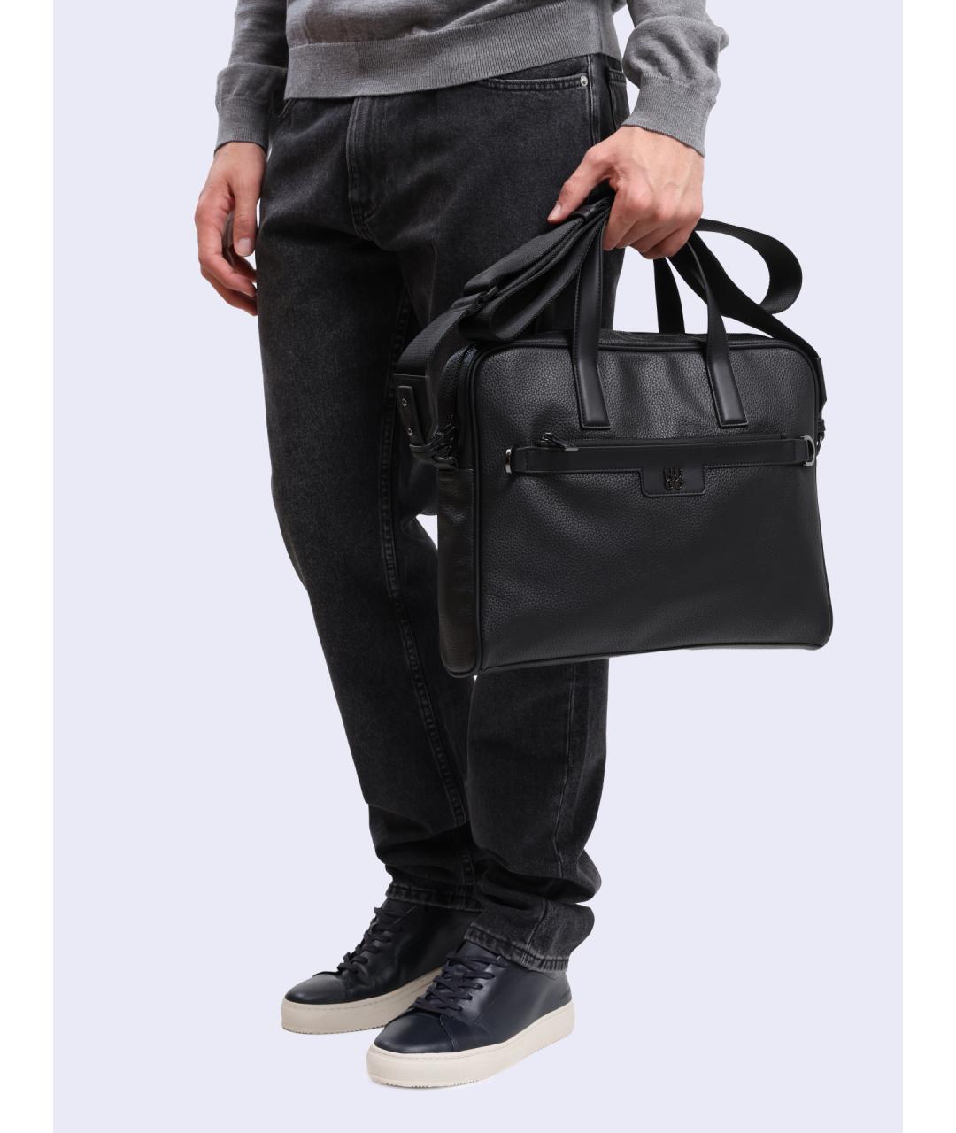 HUGO Черная сумка на плечо, фото 2