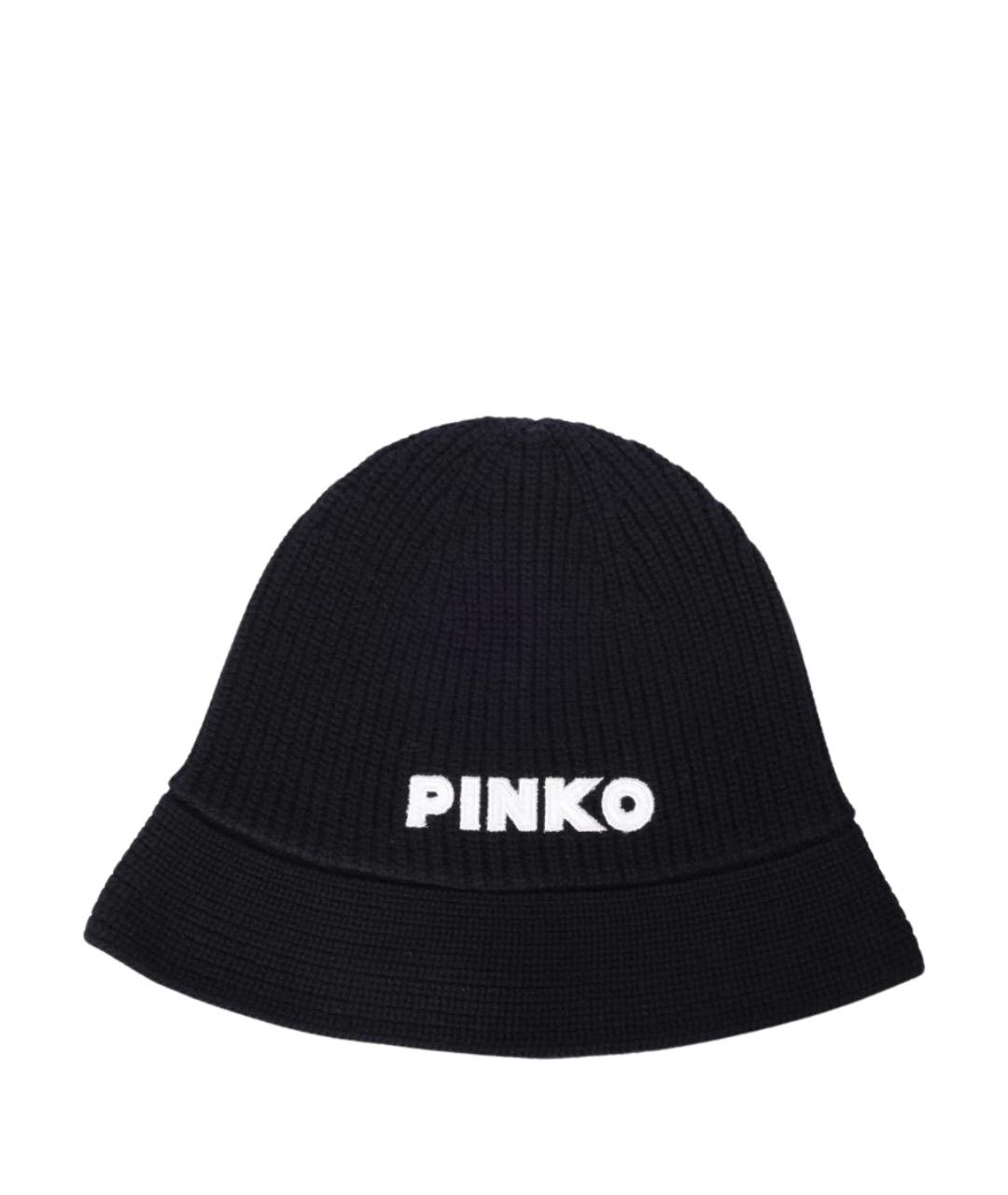 PINKO Черная шерстяная панама, фото 1
