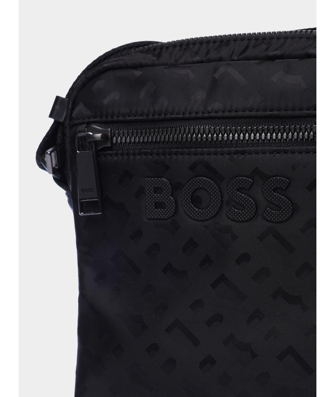 HUGO BOSS Черная сумка на плечо, фото 4