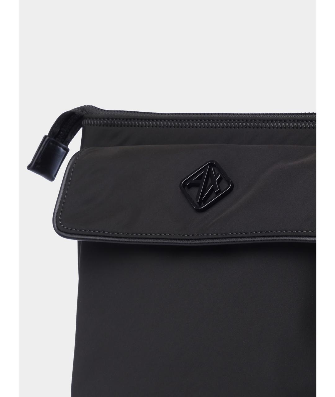 ARMANI EXCHANGE Черная тканевая сумка на плечо, фото 3