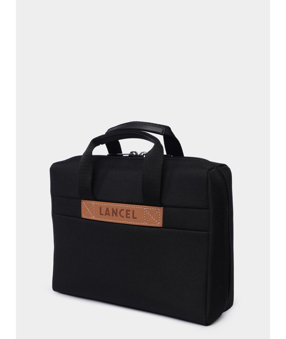 LANCEL Черная дорожная/спортивная сумка, фото 2