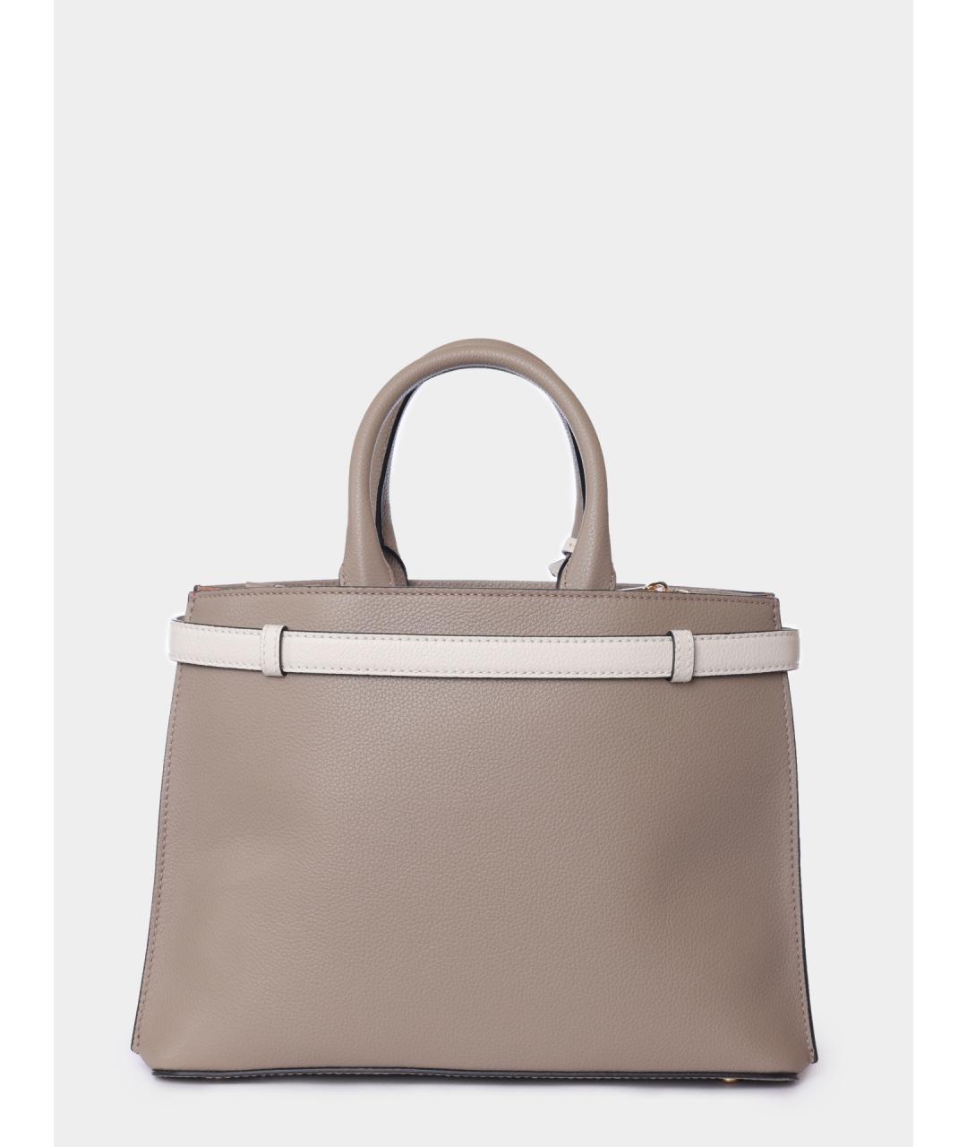 LANCEL Бежевая кожаная сумка тоут, фото 5