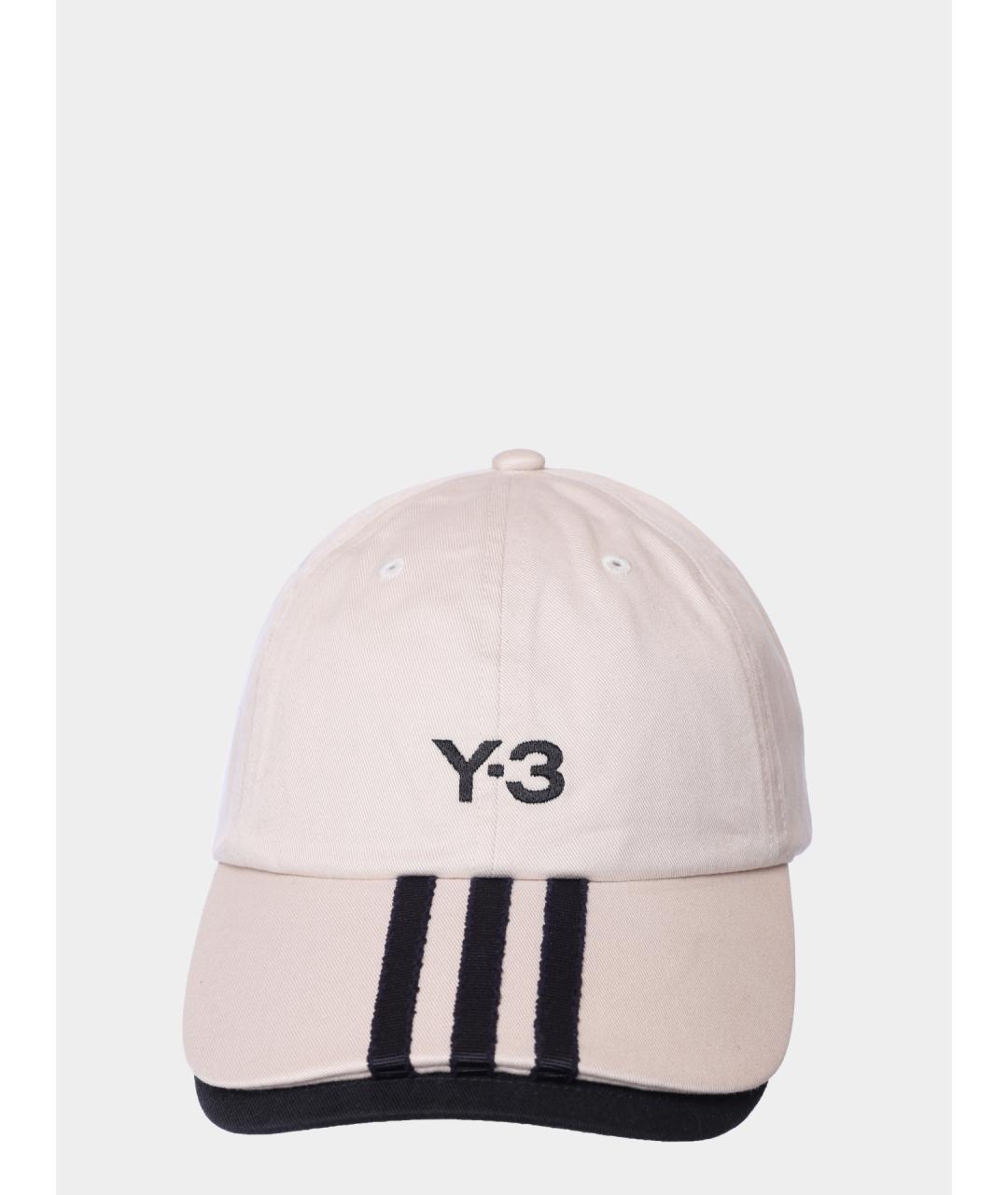 Y-3 Белая хлопковая кепка, фото 3