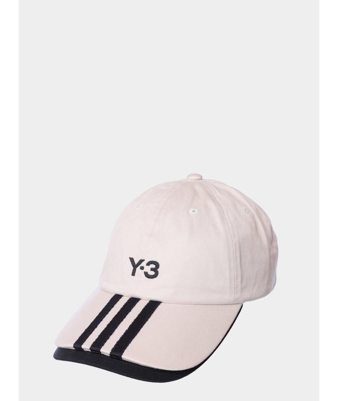 Y-3 Белая хлопковая кепка, фото 5