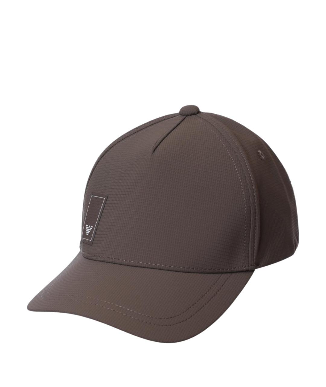 EMPORIO ARMANI Коричневая кепка/бейсболка, фото 1