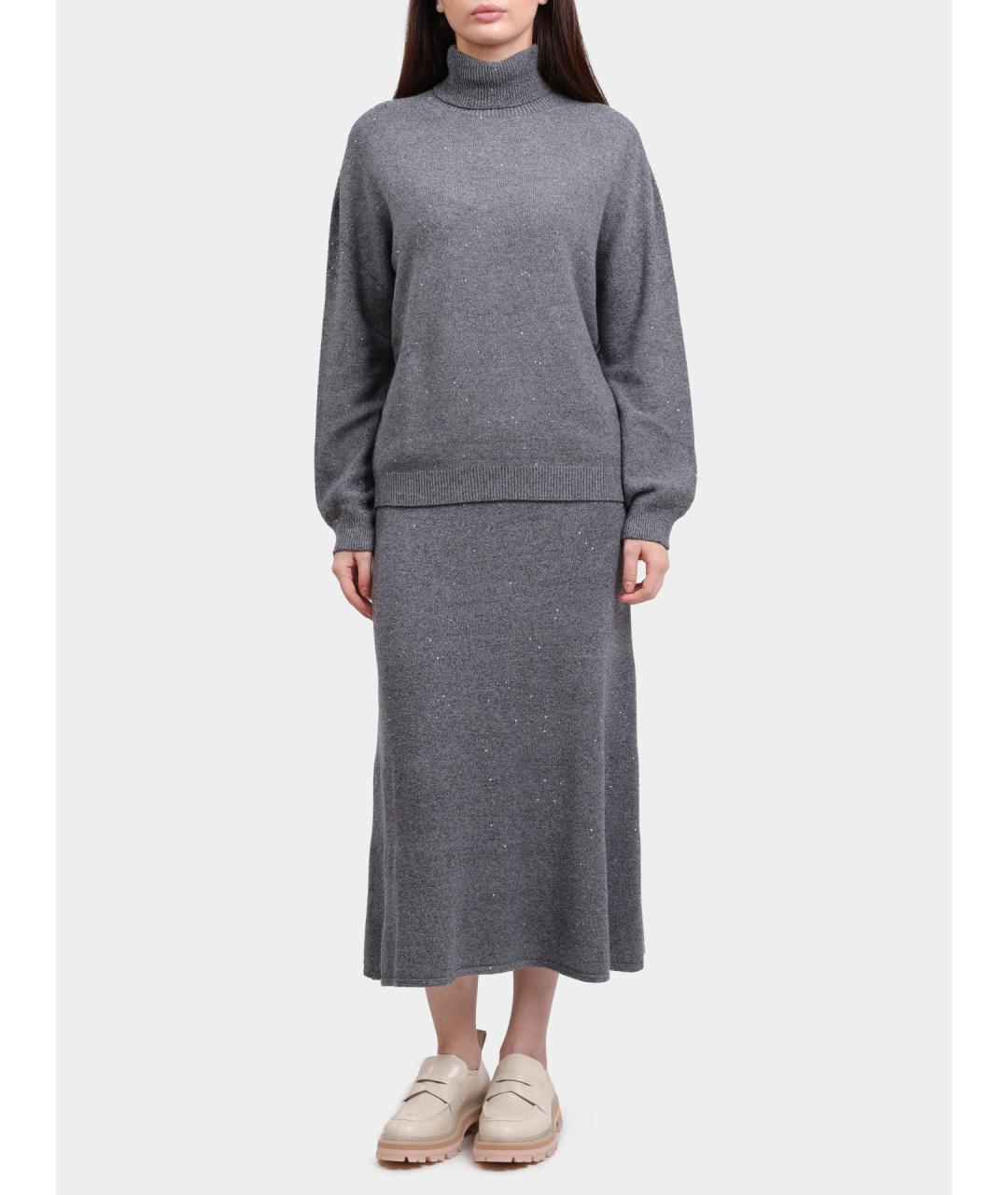 LIU JO Серый джемпер / свитер, фото 2