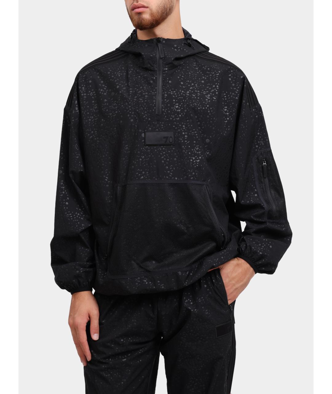 EA7 Черная полиамидовая куртка, фото 5