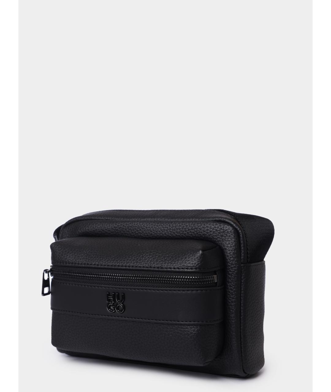 HUGO Черная сумка на плечо, фото 4